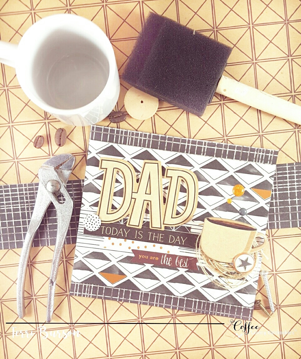 Coffee loving cardmakers terriburson fathersday 2