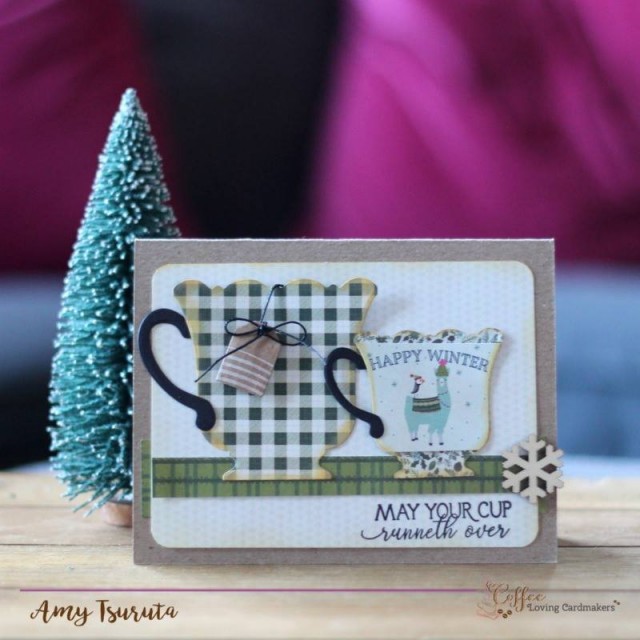 runneth over by Amy Tsuruta for Coffee Loving Cardmakers