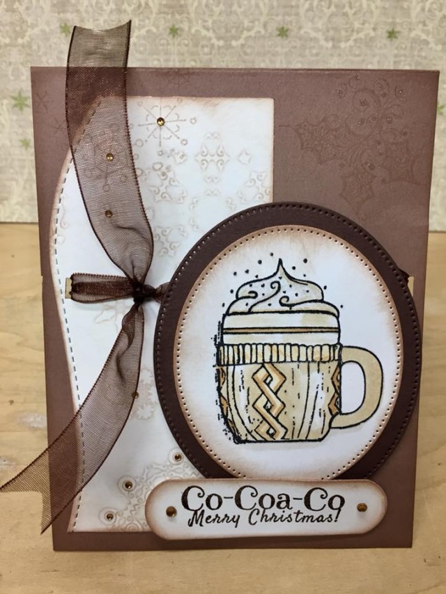 co coa co by Robyn Jordan for coffee loving cardmakers