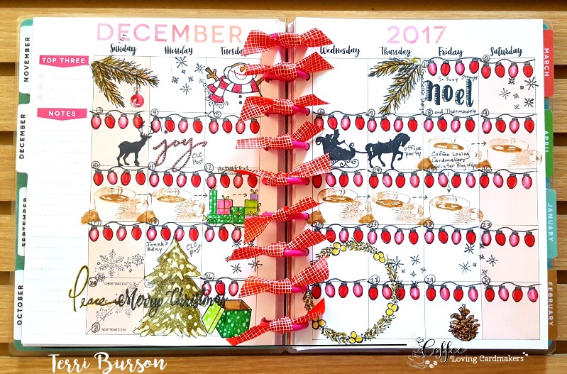 coffee loving cardmakers buzz happy planner so suzy christmas 1