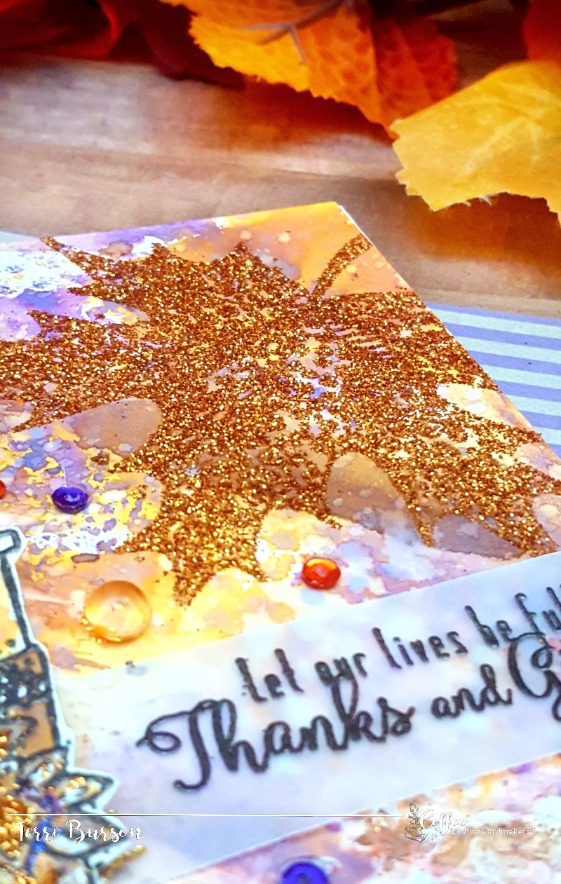 coffee loving cardmakers buzz terri burson unity stamps ranger oxides wavingmywand 2