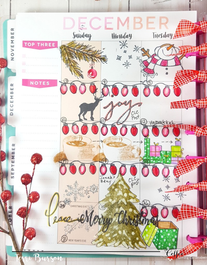coffee loving cardmakers buzz happy planner so suzy christmas 2