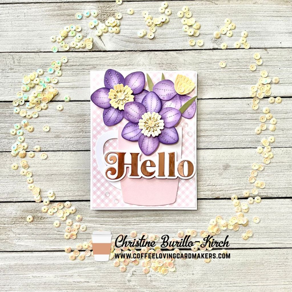 Floral Coffee Card