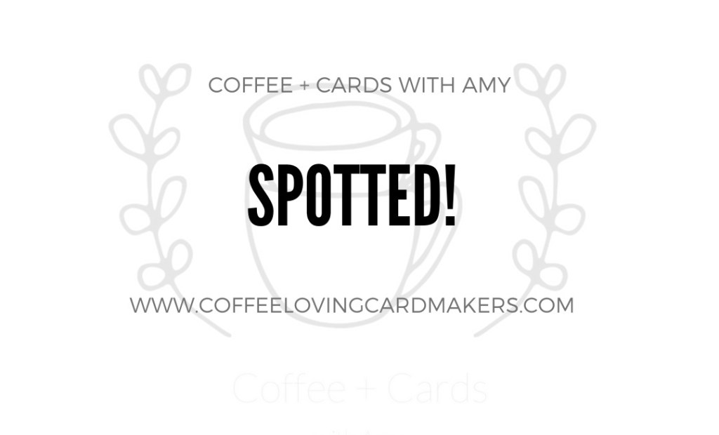 Spotted:  Coffee +&nbsp;Cards