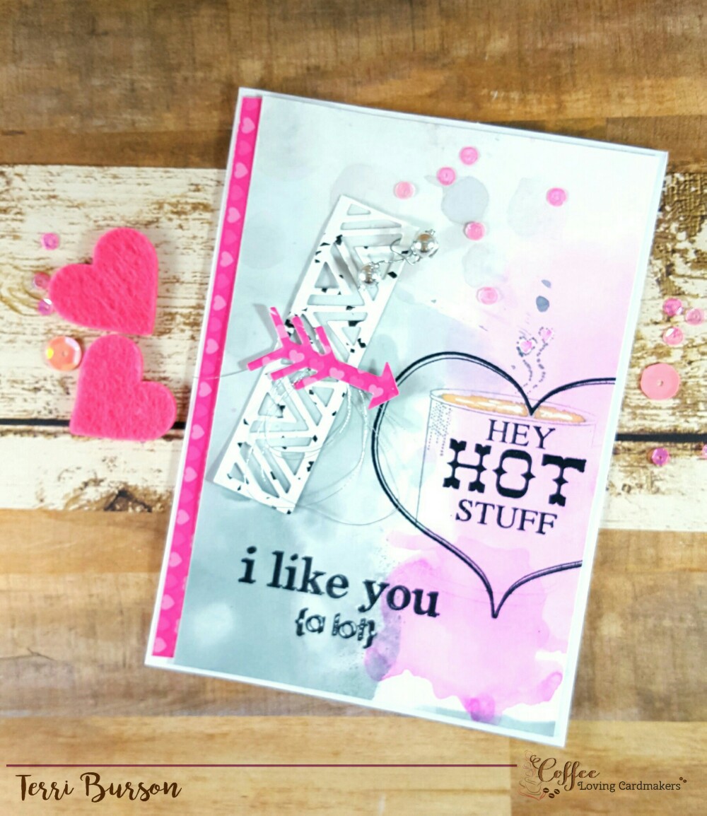 clc coffee buzz unity stamps sizzix terri burson