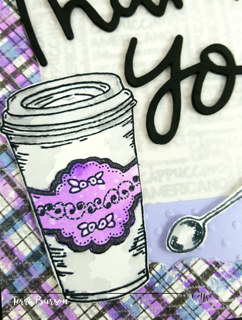 coffee loving cardmakers buzz terri burson plaid topflight 2