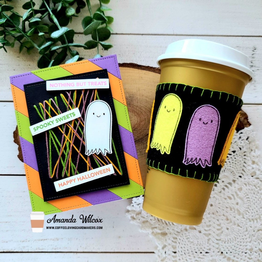 Ellen Hutson Halloween Cozy and Matching&nbsp;Card