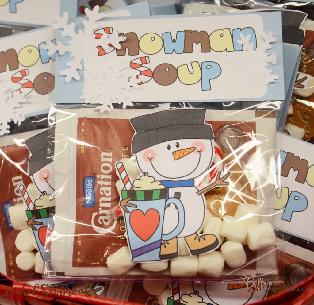 snowman soup by Laurel Seabrook for Coffee Loving Cardmakers