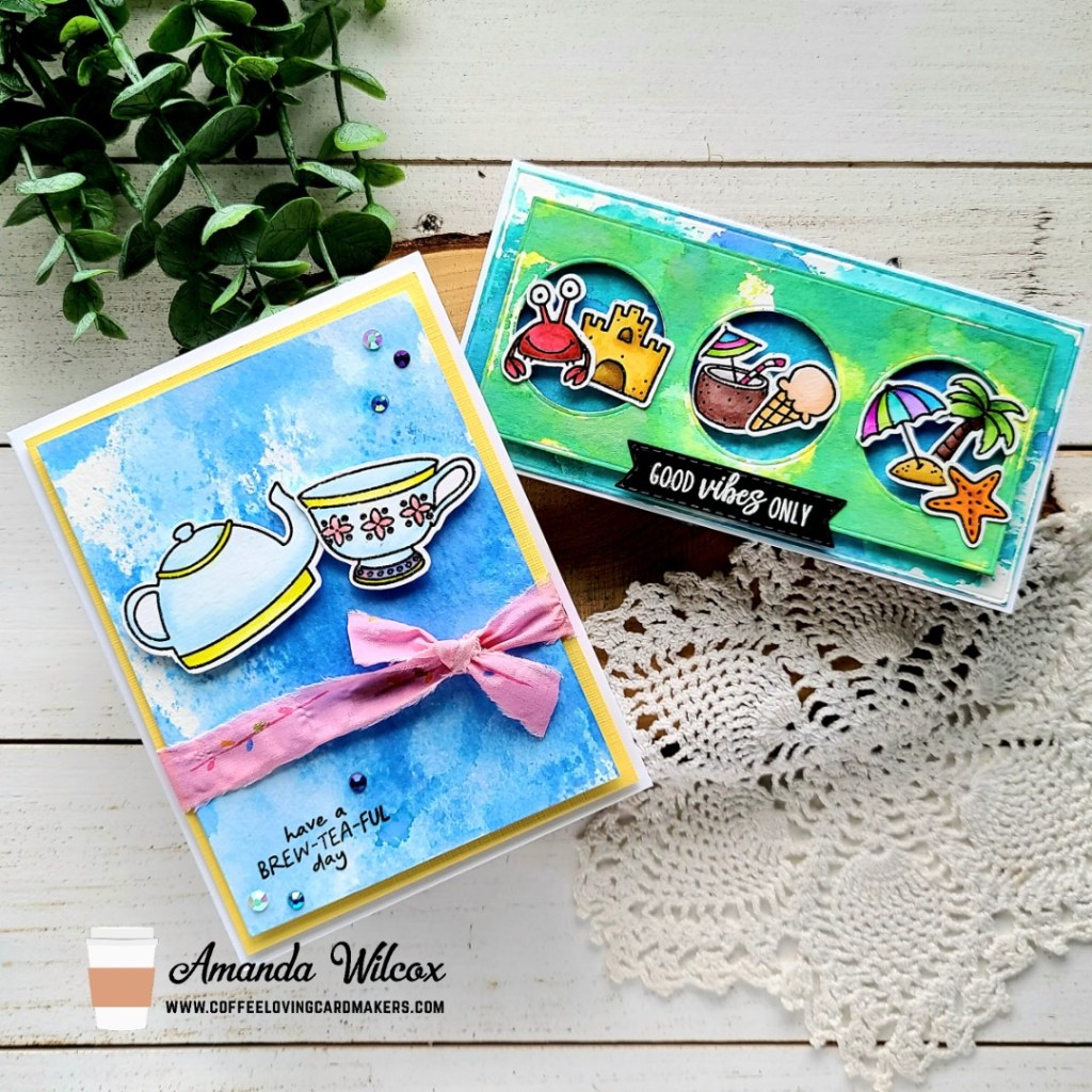 Brew-TEA-Ful and Summer Vibes Card&nbsp;Duo