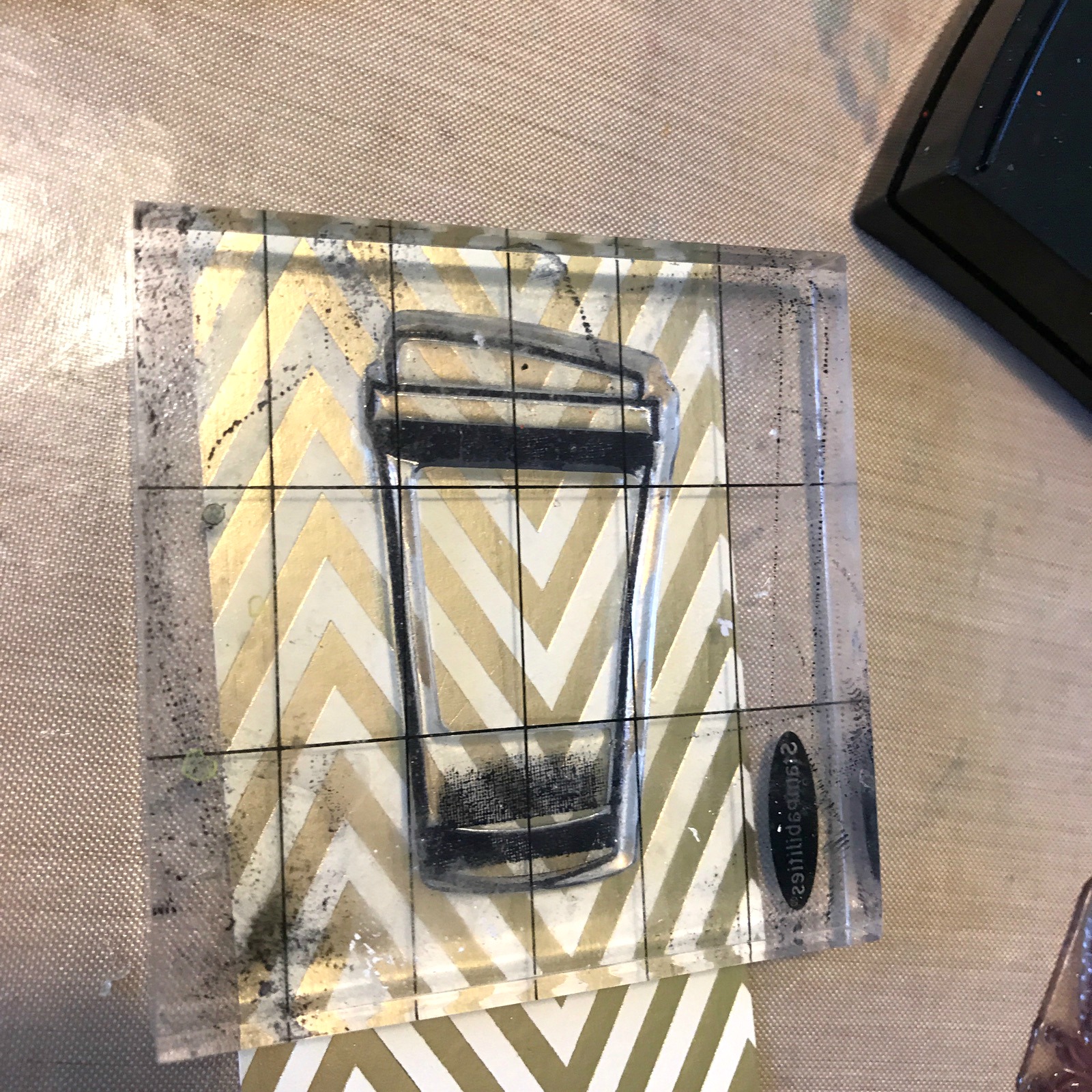 chevron coffee sleeve