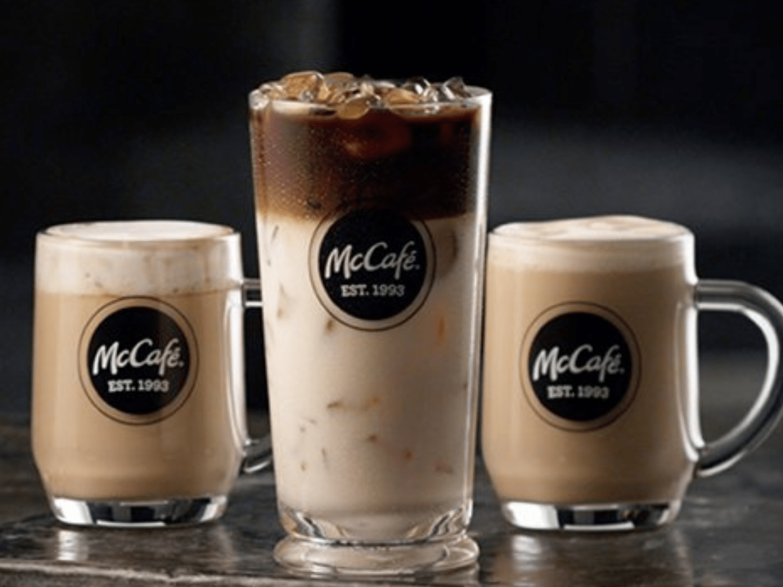 mcdonalds mccafe specialty coffees