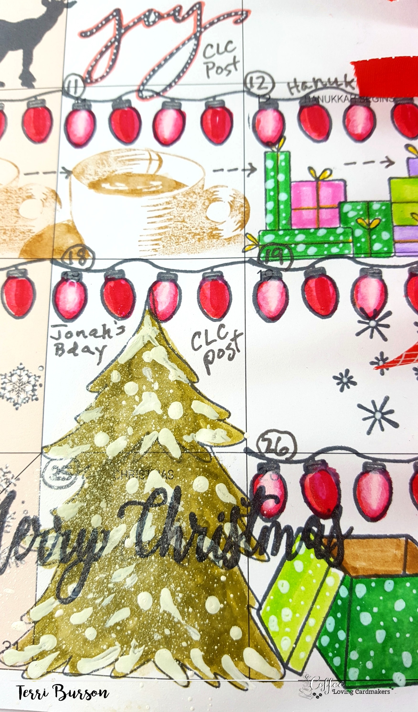 coffee loving cardmakers buzz happy planner so suzy christmas 5