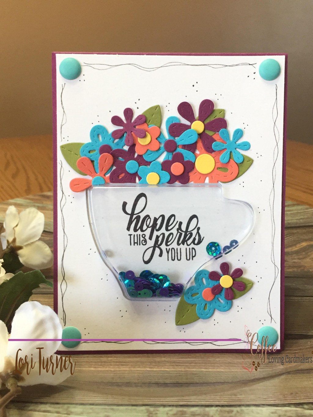 Wednesday “Caffeinated Creativity” – Shaker Card&nbsp;Fun!