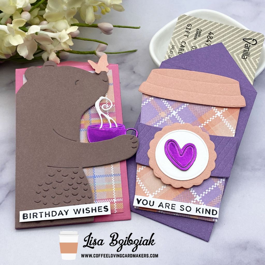 Caffeine Fueled Paper Play-Art Impressions Gift&nbsp;Cards!