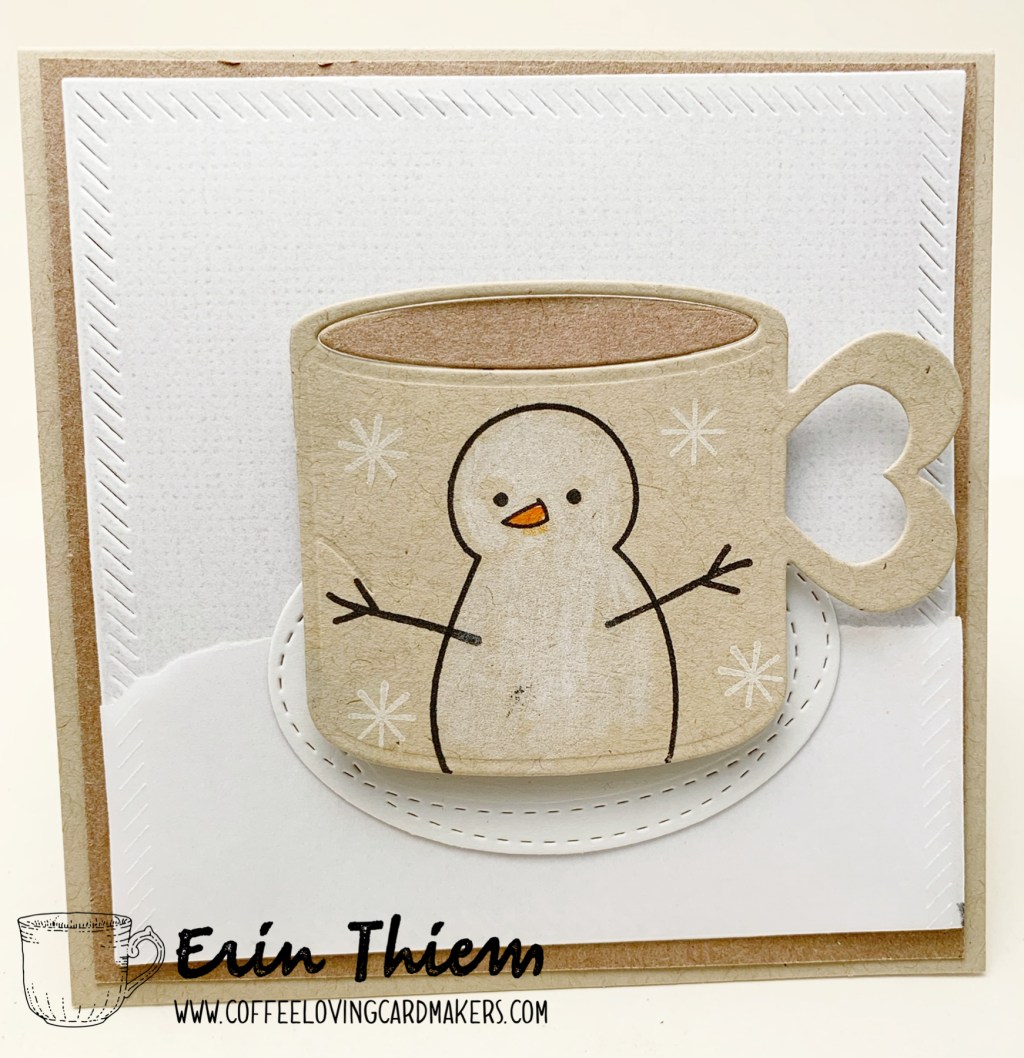 Snowman Coffee Card