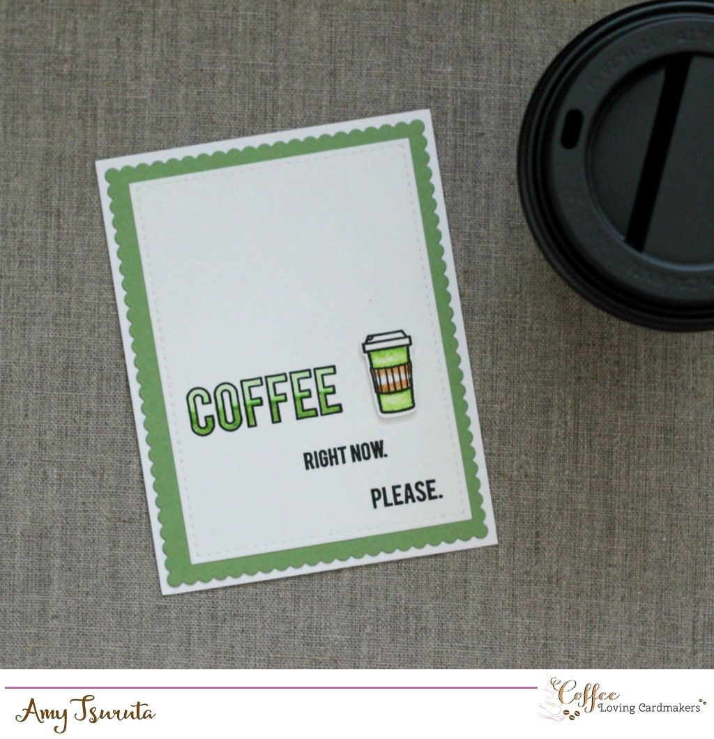 coffee by Amy Tsuruta for Coffee Loving Cardmakers
