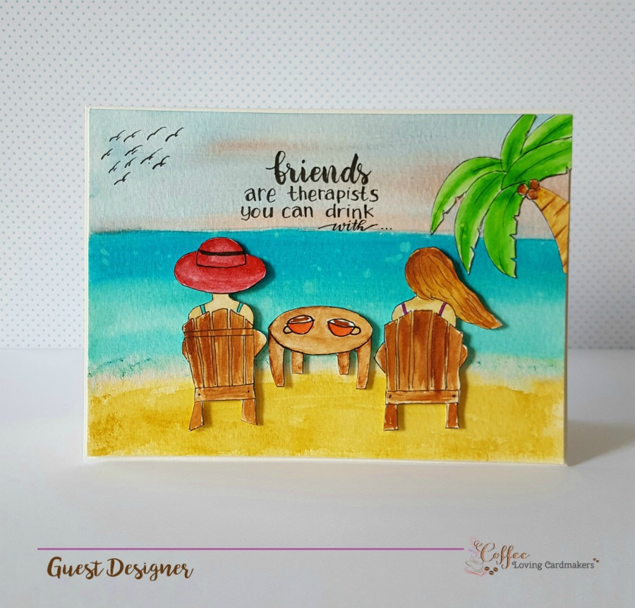 Friends by Priscilla for The Coffee Loving Cardmakers