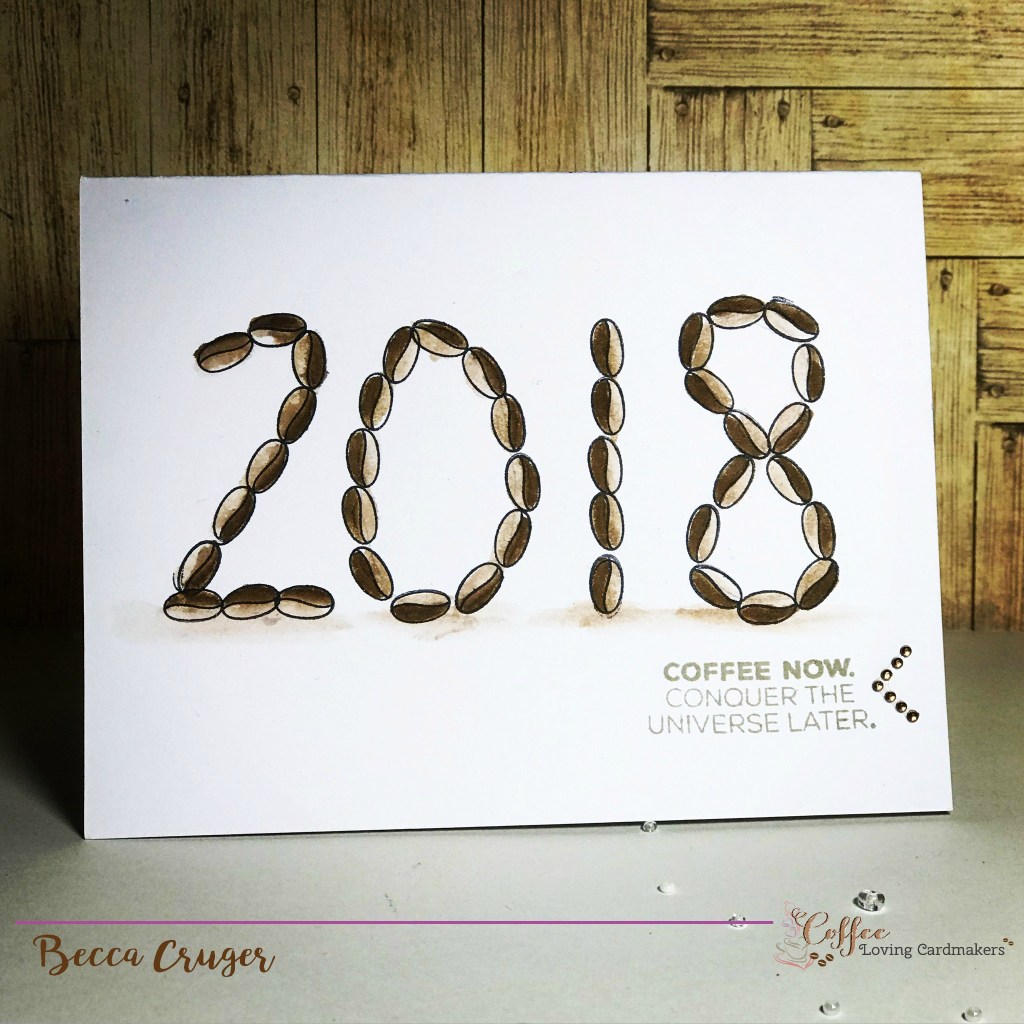 Coffee Bean 2018 stamped card