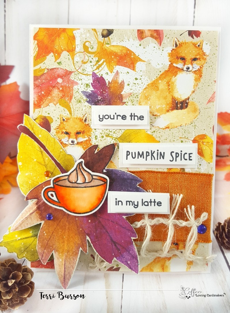 coffee loving cardmakers buzz lawn fawn pumpkin spice bo bunny terri burson 1