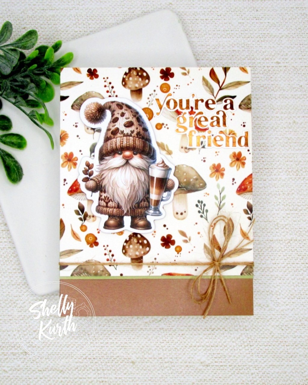 Tuesdays Perfect Blend-A fall themed coffee&nbsp;card