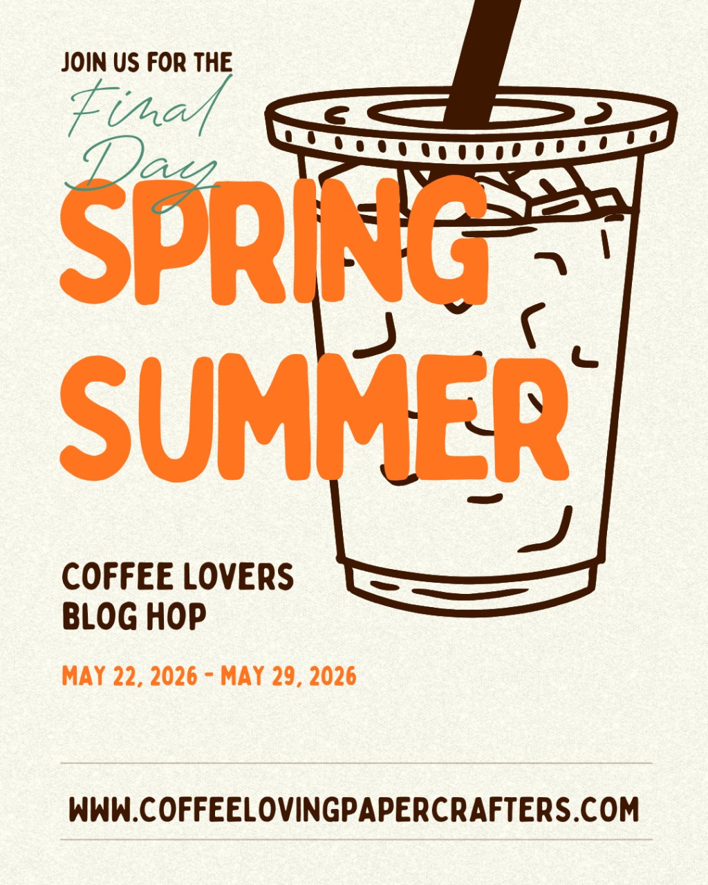 Final Day of the Spring Summer Coffee Lovers blog&nbsp;hop!