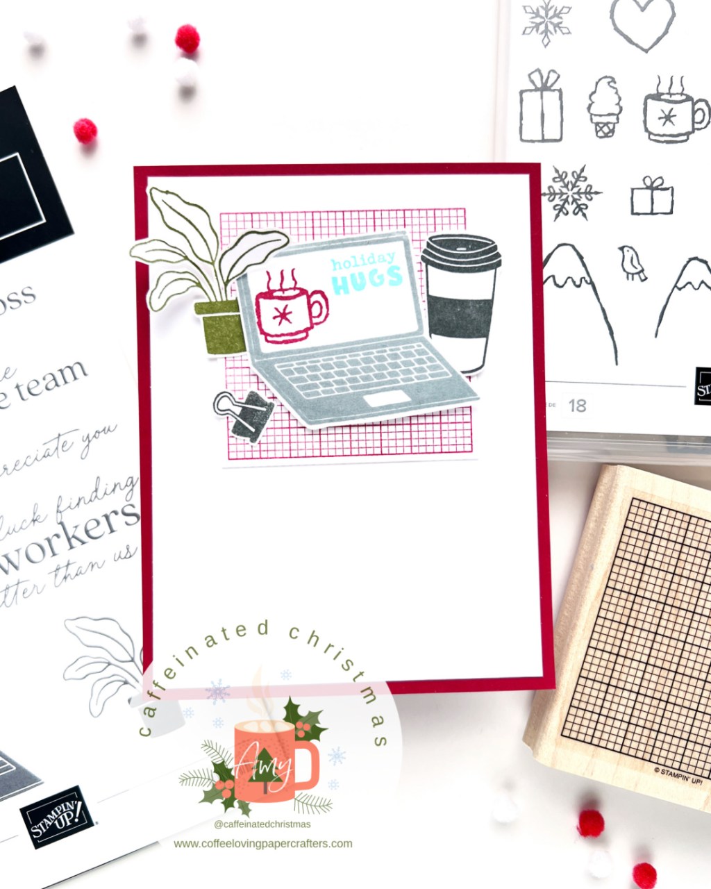 Coffee + Cards with Amy | Holiday Hugs