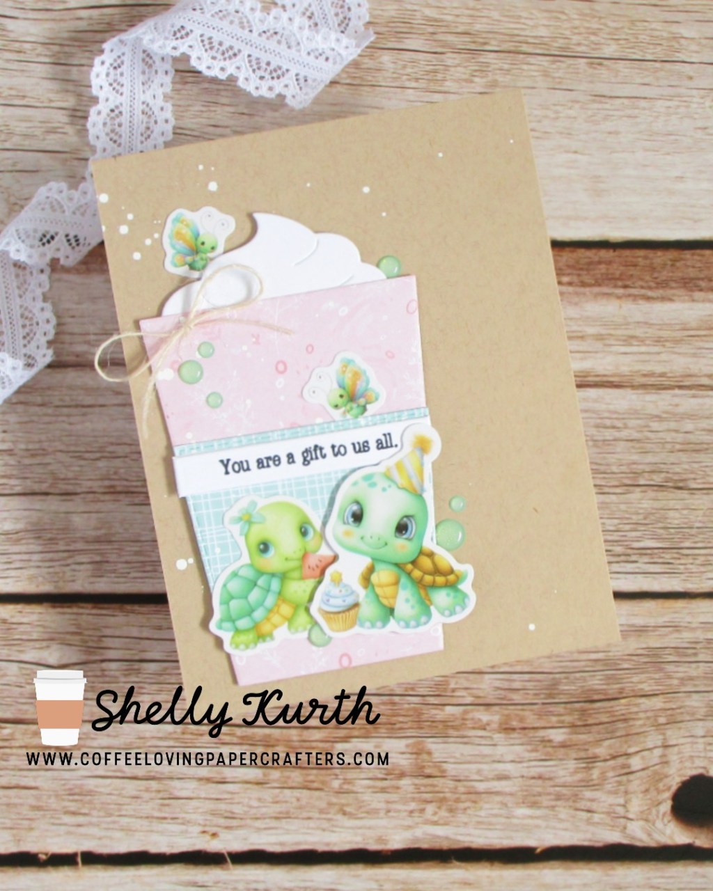 Tuesdays Perfect Blend-A coffee cup birthday&nbsp;card