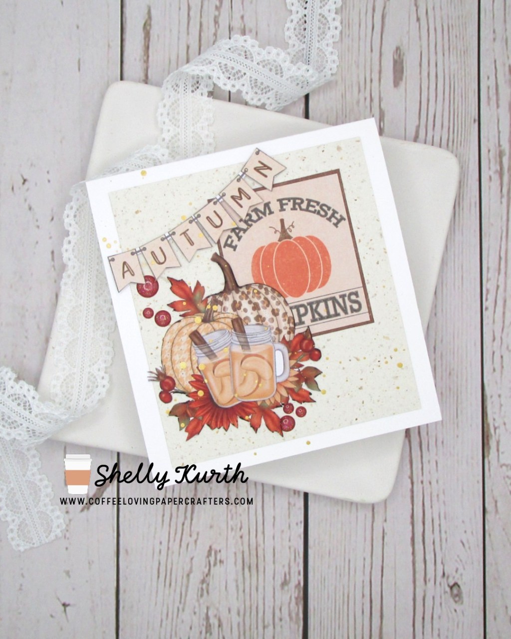 Tuesdays Perfect Blend-A simple Autumn&nbsp;card