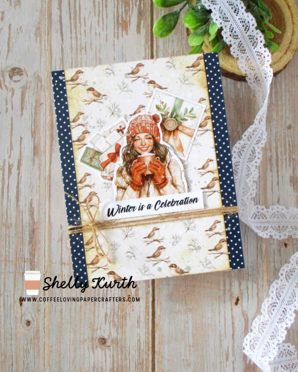 Tuesdays Perfect Blend-A simple Winter card